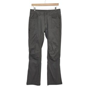 prAna Pants Womens 8 Gray Hiking Stretch Nylon Standard‎ Fit Outdoor Travel